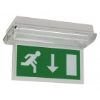 TPX/EX 8W Maintained Low Profile Bulkhead with Exit Sign Blade Attachment IP20